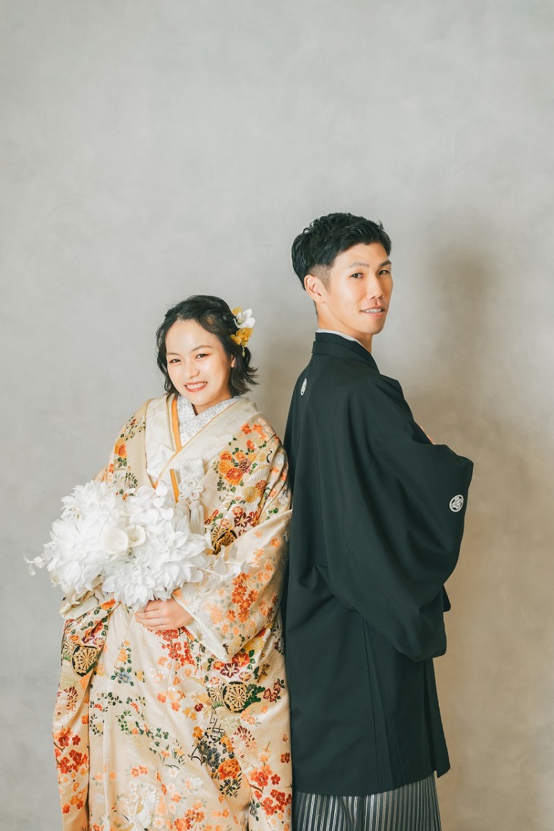 ブーケも一緒に