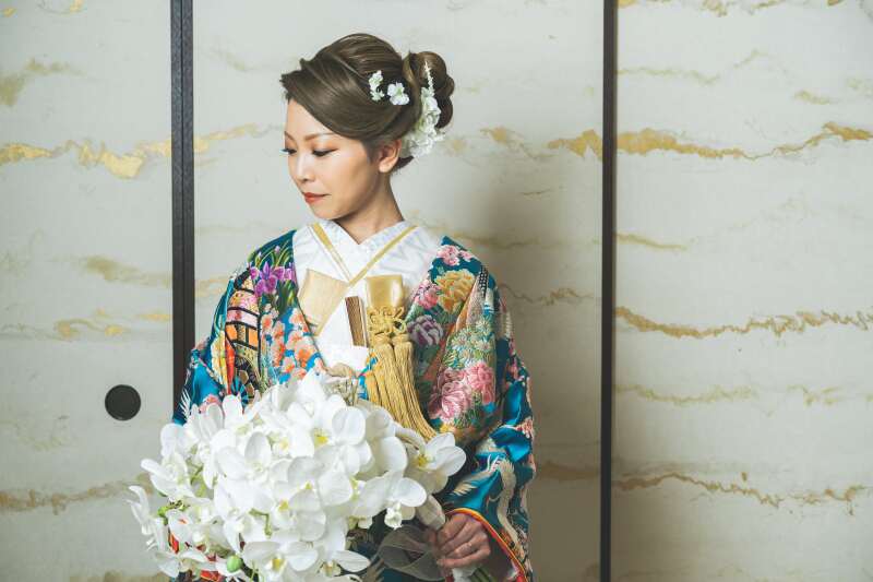 小物を活かしてより和風なテイストを