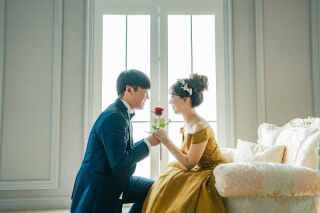 洋装スタジオ×和装ロケーション