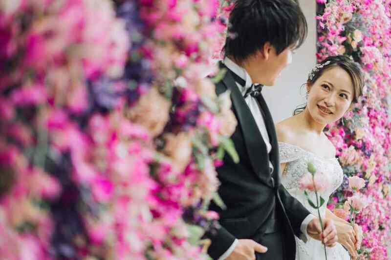 フラワーウォールはリシアンの代表的なスポット