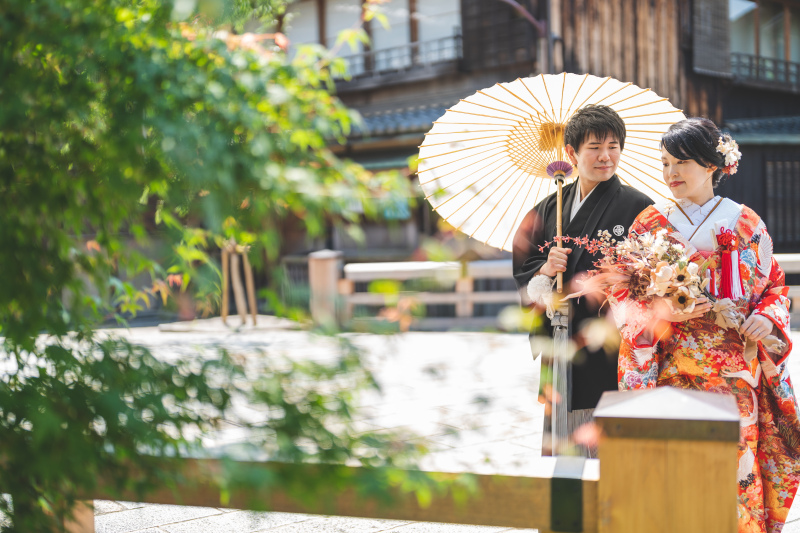 京都祇園の街中でも