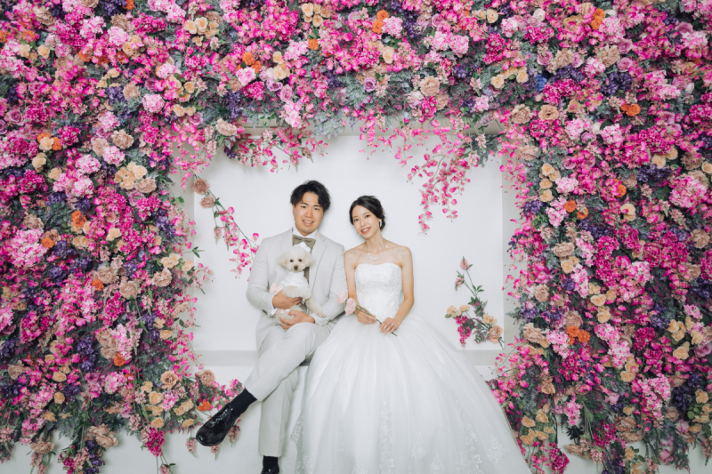 スタジオ撮影もみんな一緒に