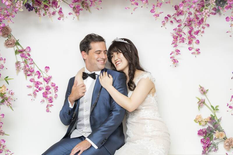 スタジオに移動でまた違ったお二人の姿が