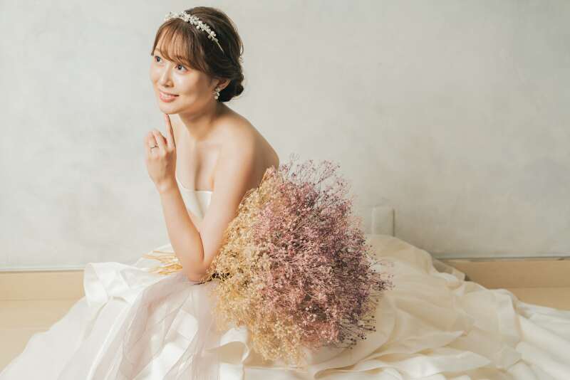 小物を活かしてより色鮮やかに