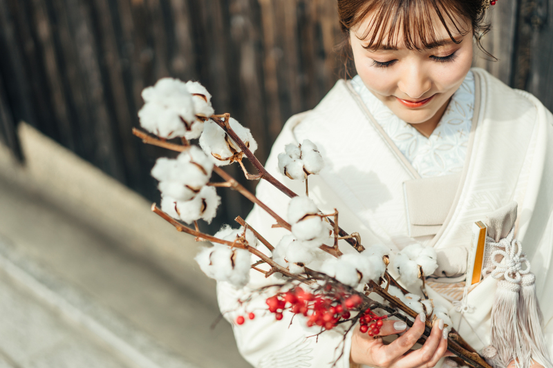 白無垢で東山ロケーション&洋装スタジオフォト
