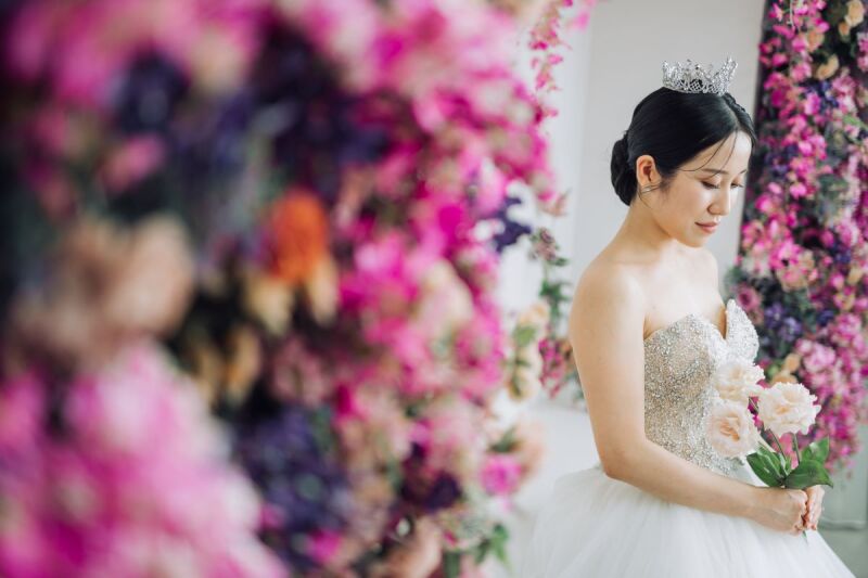 まるでお花畑。