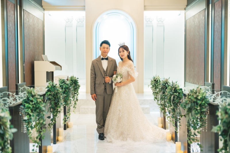 本格的なチャペルも併設