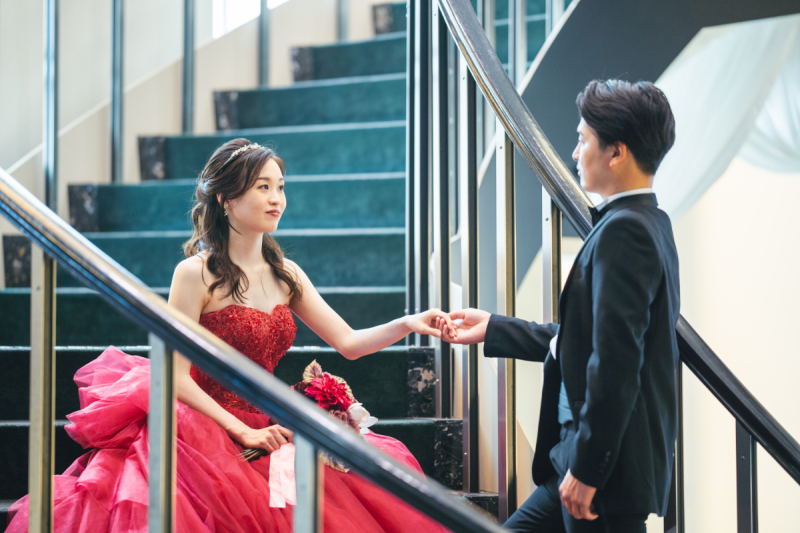 エスコートシーンが素敵に映える