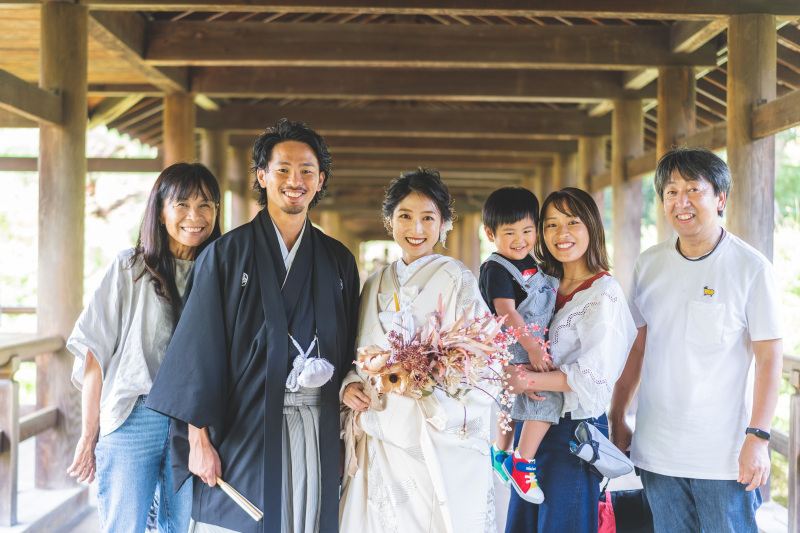 最後は家族フォトで!