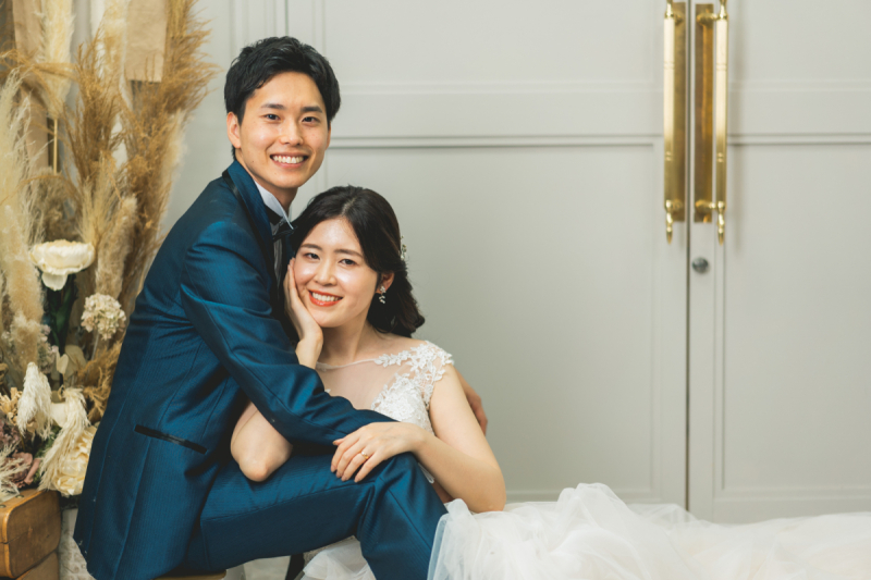 ドライフラワーの彩るナチュラルな一枚