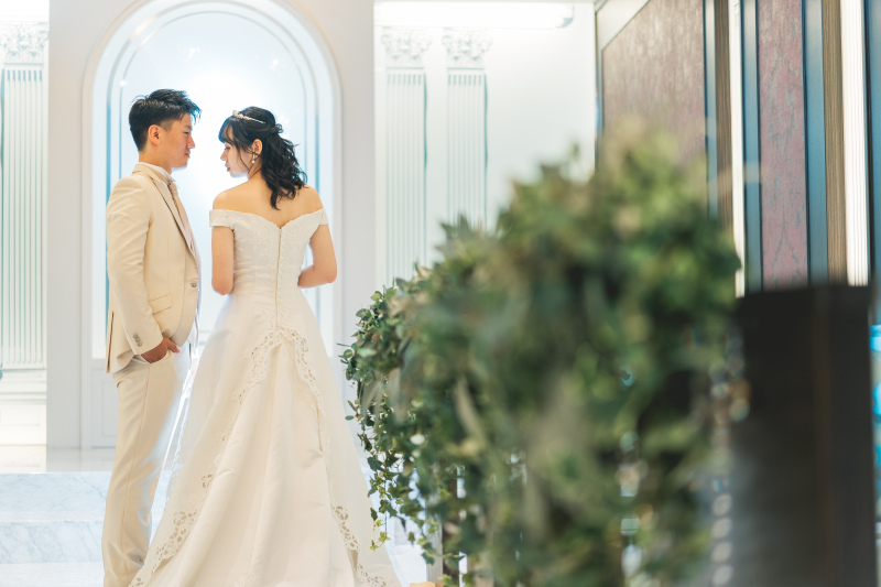 緑あるチャペルでスタジオ撮影！