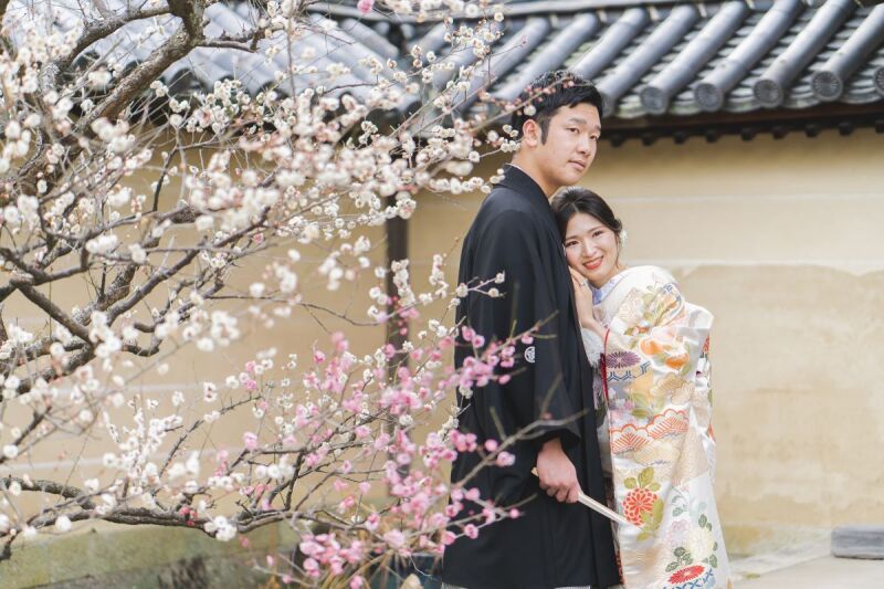 幸せそうなお二人