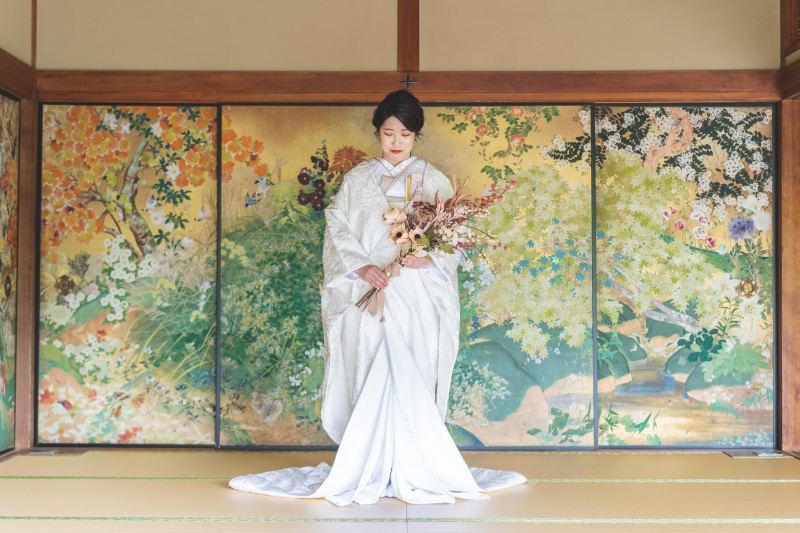 和装との相性が良い襖絵