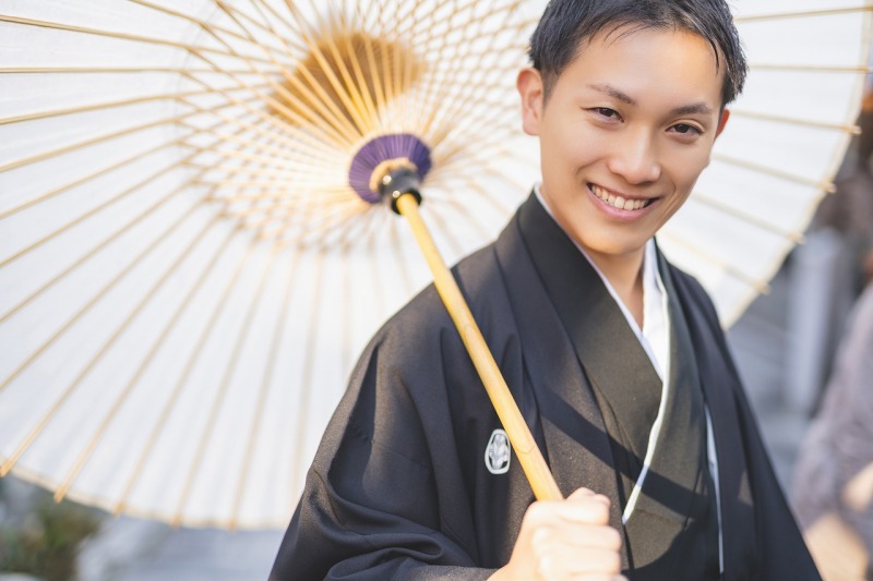 ご新郎様です。