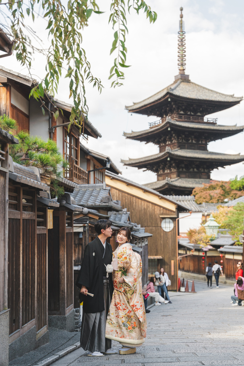 五重塔と一緒に