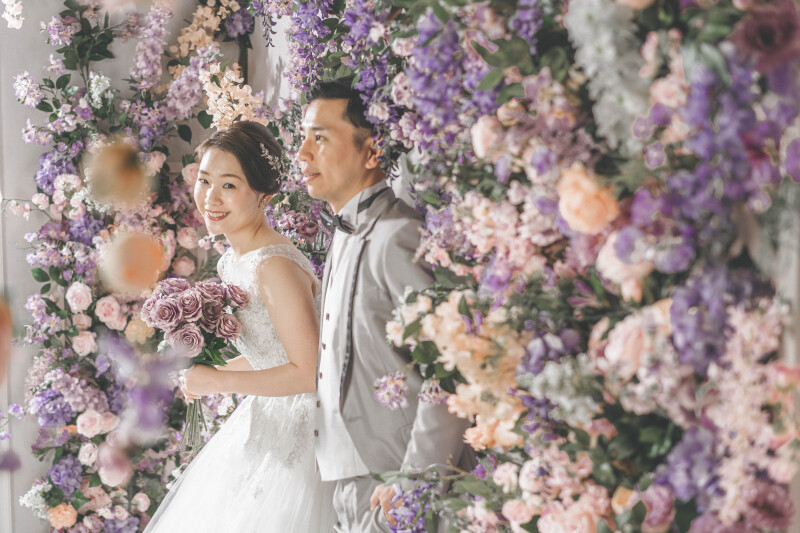 少しお茶目なポーズも