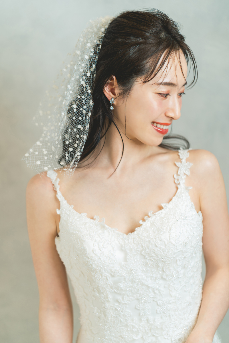 ウエディングドレスにチェンジ