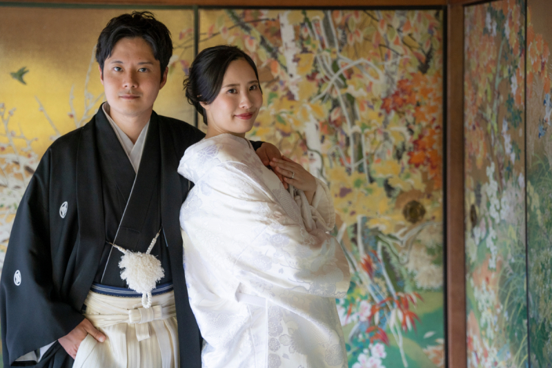 和装でのロケーションフォトは表情豊かな白河院へ