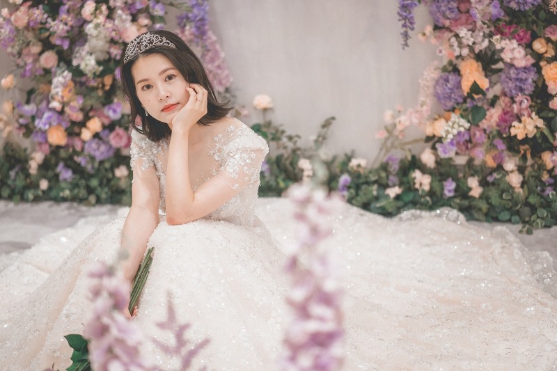 洋装新婦様ソロショット