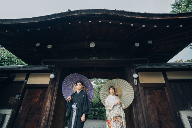 美しい山水庭園と数奇屋造りを有する白河院で撮影