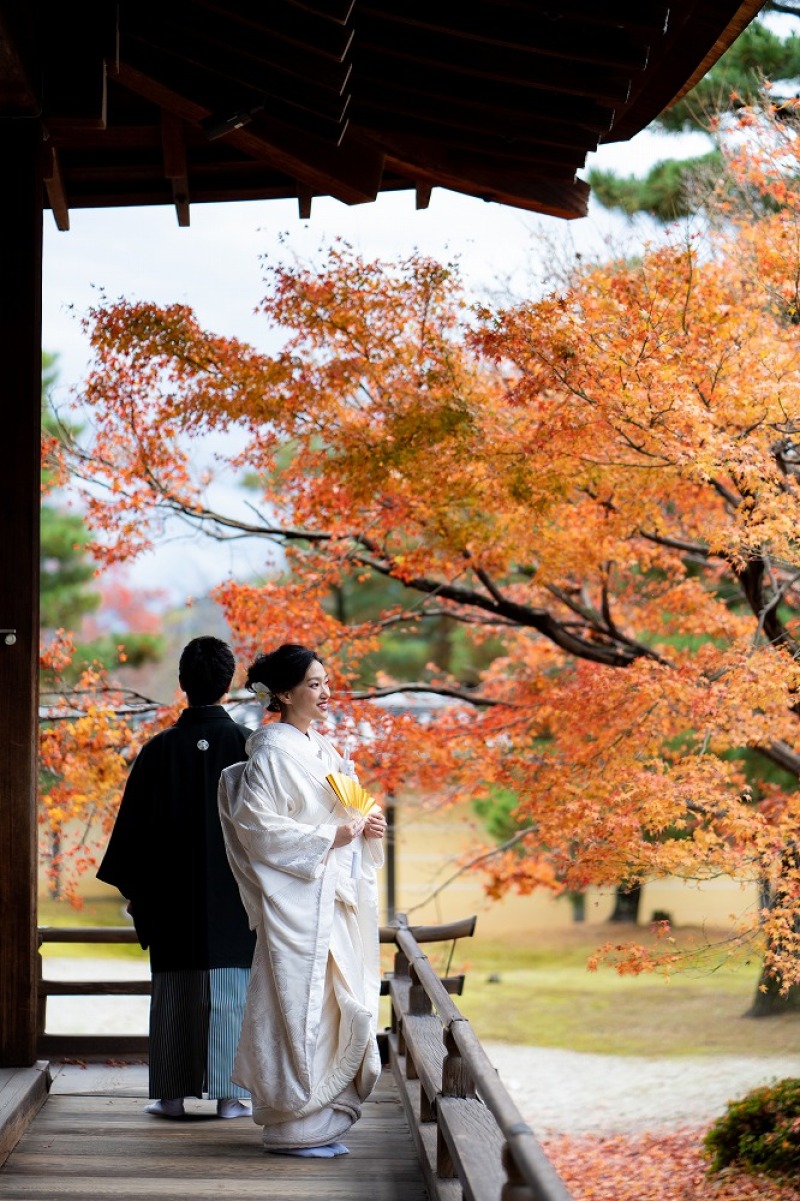 紅葉 大覚寺ロケーション