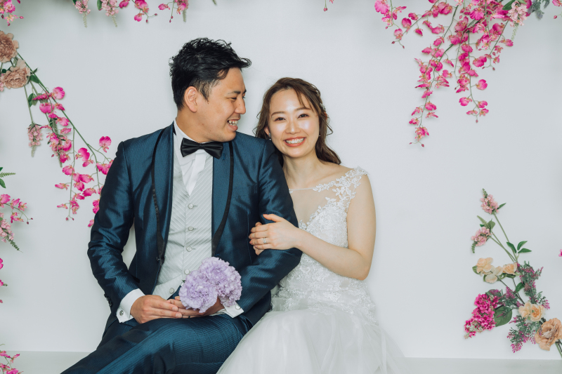 フラワーウォール前