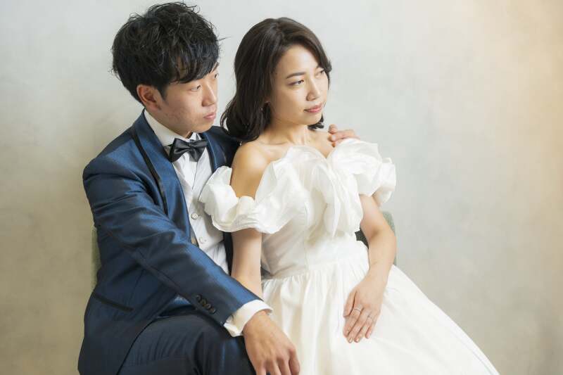 シンプルな背景での撮影