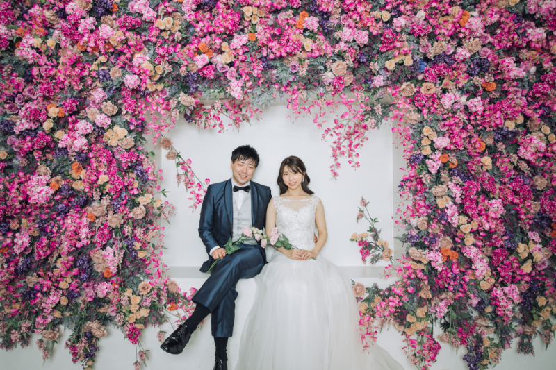 スタジオフォトは様々なスポットで華やかに