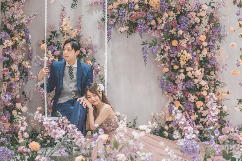 お花に包まれて