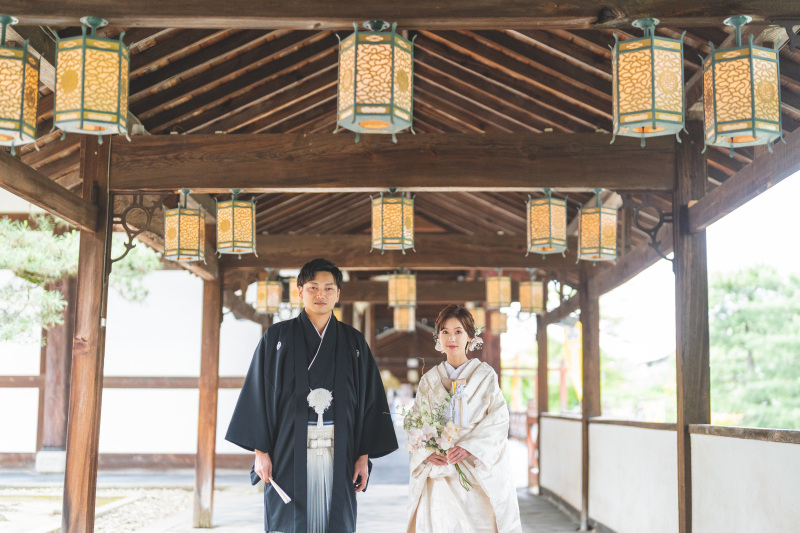 特徴的な廊下にて