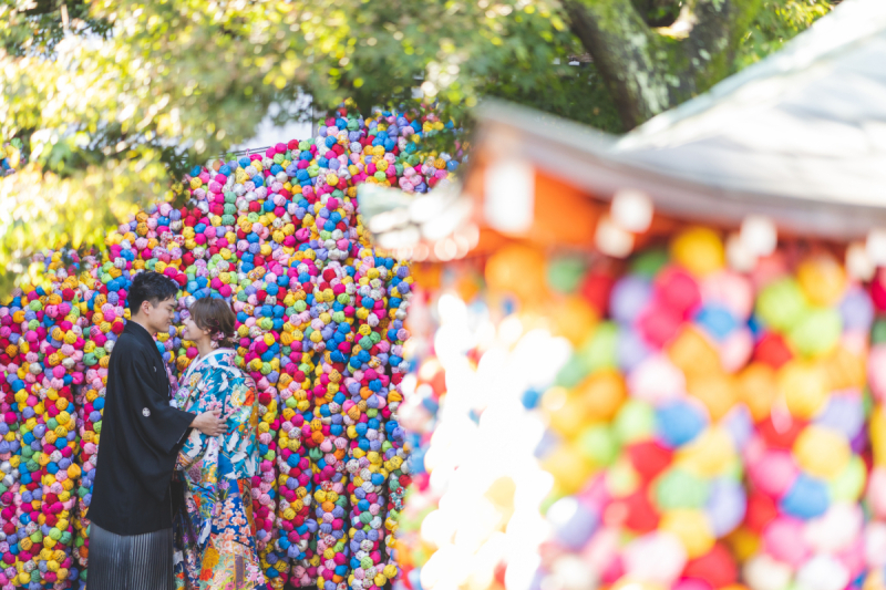 フォトジェニックなお守りに囲まれて