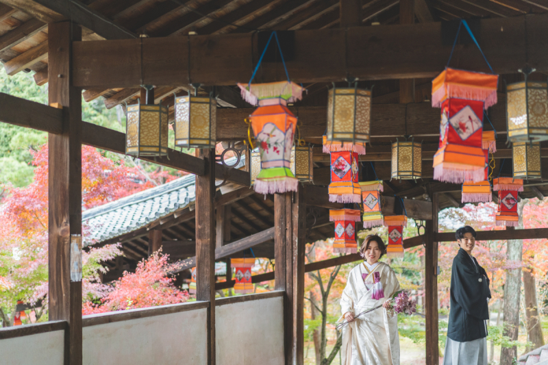 萬福寺特有の異国情緒を感じる回廊で