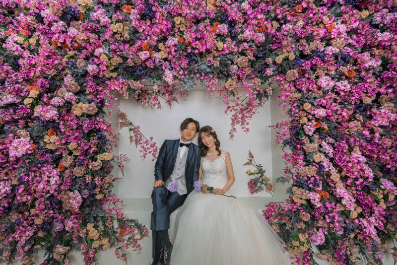 感動のフラワーウォール