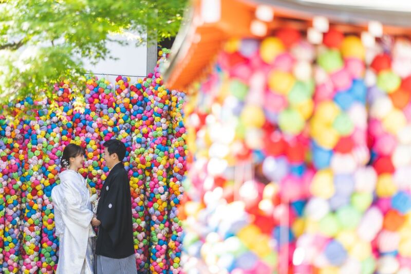 カラフルなくくり猿