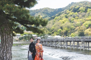 嵐山ロケーション＆和装スタジオ撮影