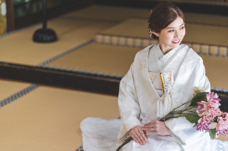 智積院の和室×白無垢