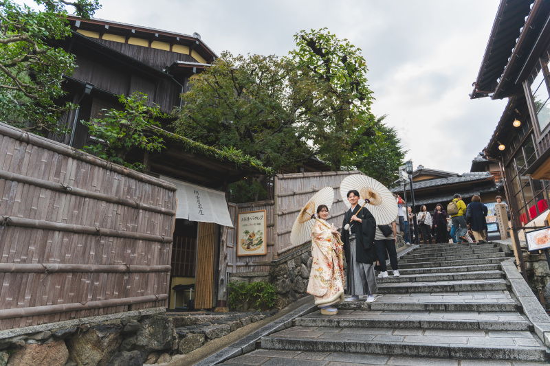 朝にしか撮れない二年坂