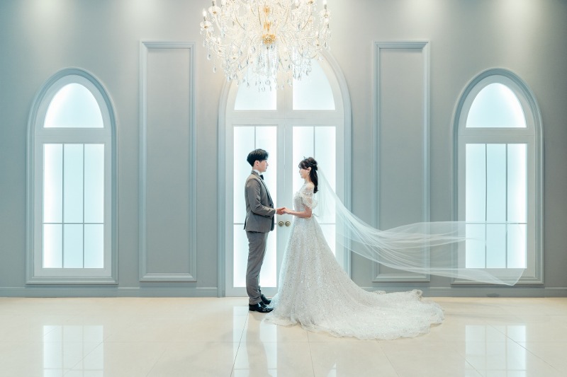 ベールをふわっと