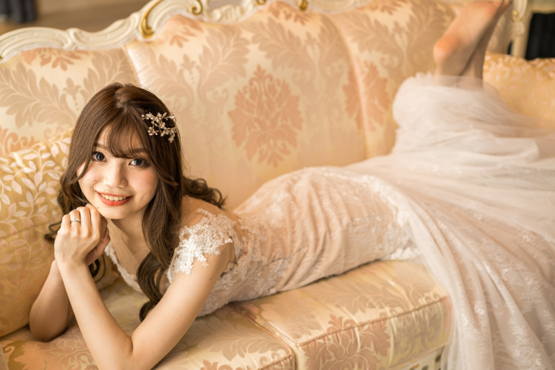 幸せを形にするフォトウエディング、花嫁様の姿
