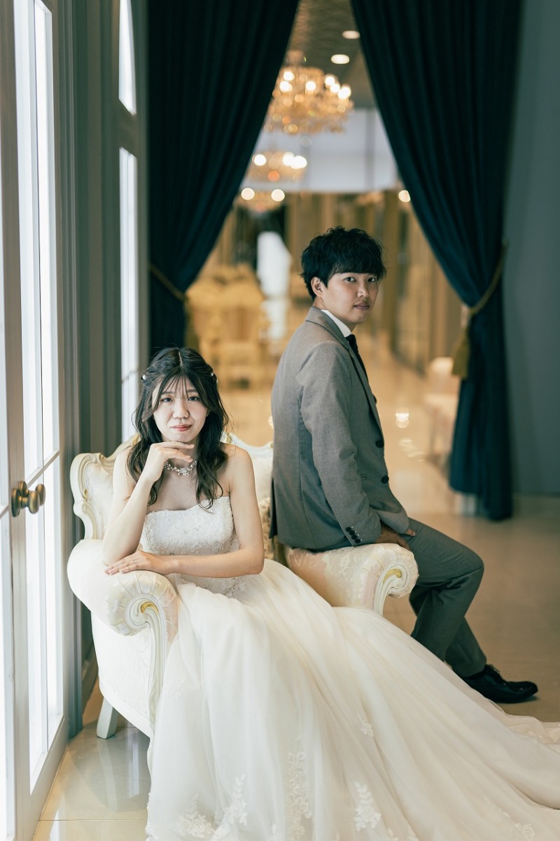 お二人でソファに