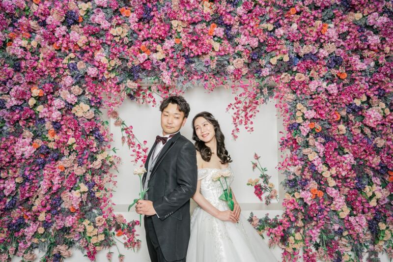 スタジオリシアン一押しフラワーウォール