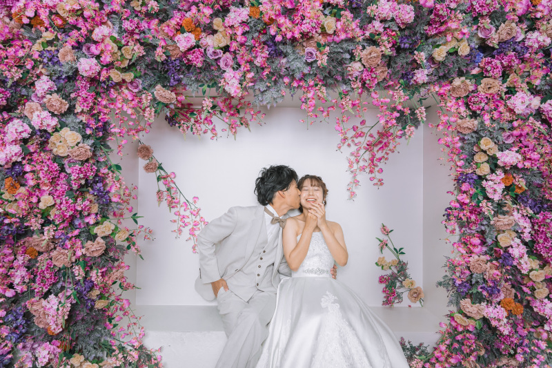 ご新婦様も思わず、、、幸せ溢れるキスショット