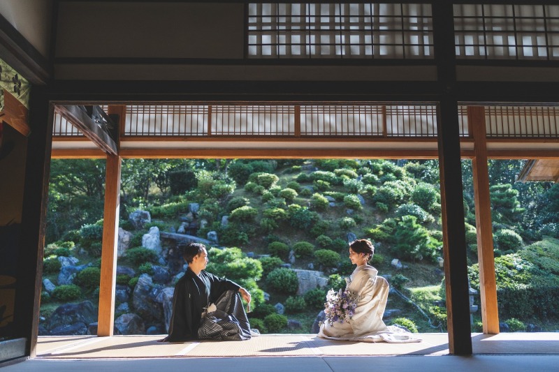 LICIAN―スタジオリシアン―_庭園で撮影できる