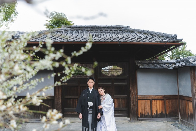 【2月3月】梅photoプラン《梅宮大社or渉成園》梅と一緒に和装フォトプラン!申請料金込み 和装1着 全データ付き