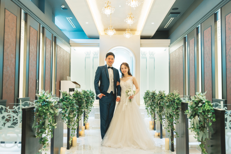 【挙式+フォトウェディング】家族と一緒に本格結婚式&韓国スタジオフォトプラン《洋装1点》が誕生!!当日の全データ付き