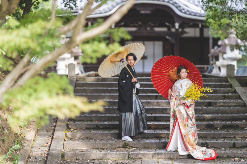 【智積院】和装1着ロケーションプラン(お部屋の中と外(境内)) レタッチ・アルバム付き