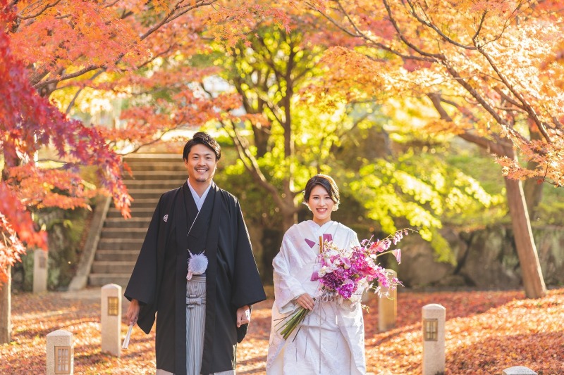 【11月20日~12月10日撮影】紅葉前撮り最終早割プラン|和装1着1ロケーション|土日祝25%OFF|9月末まで受付