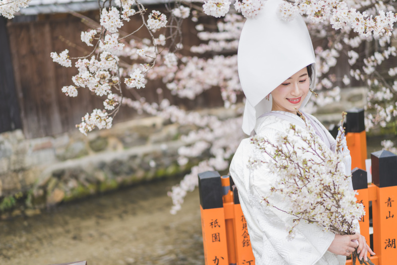 【3/1~4/10撮影限定】桜早割キャンペーン【早期申込みが◎】桜ロケーション&スタジオフォトプラン《和装洋装2着》