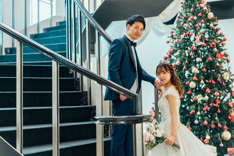 【12月限定】クリスマスシーズン限定特別campaign|ドレス3着+タキシード2着|全データ&美肌レタッチ付!更に嬉しい特典も