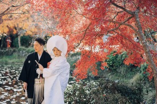 【11月1日～12月10日撮影の方】紅葉キャンペーン和装1着1カ所★当店人気のオプション付き《アルバム＆全データ＆レタッチ付き》